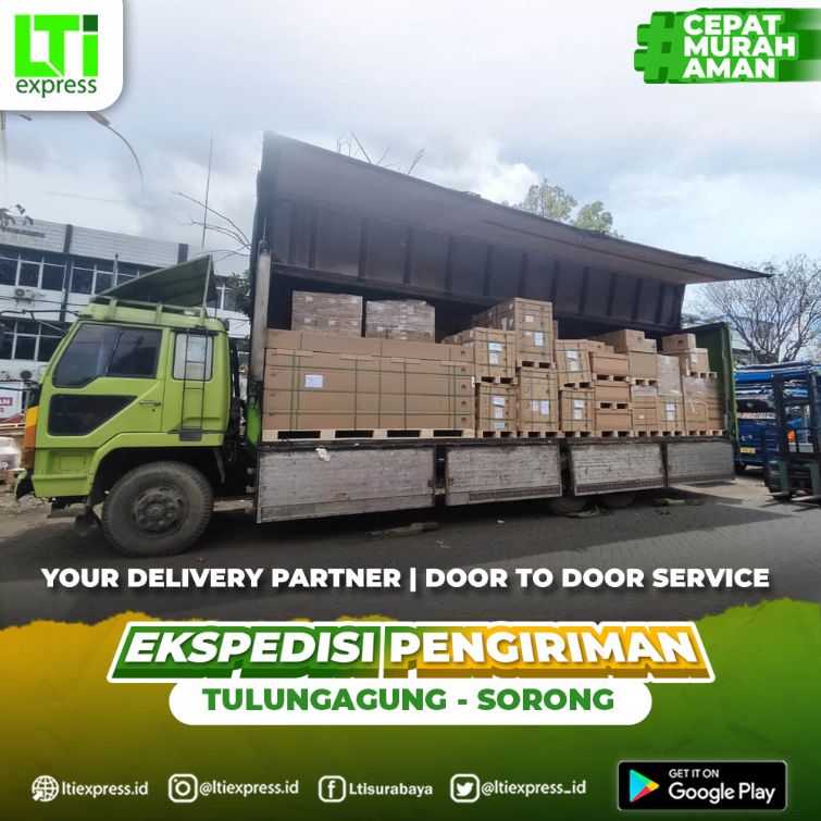 ekspedisi tulungagung ke sorong