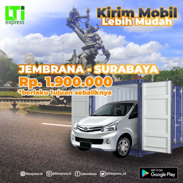 kirim mobil surabaya jembrana