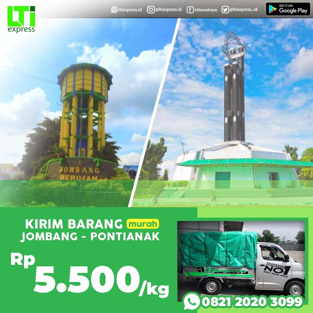 cargo murah jombang pontianak
