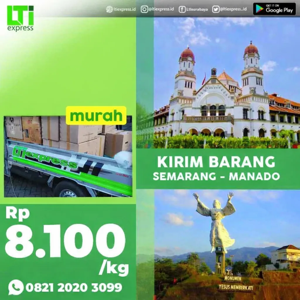 CARGO MURAH SEMARANG MANADO SULUT