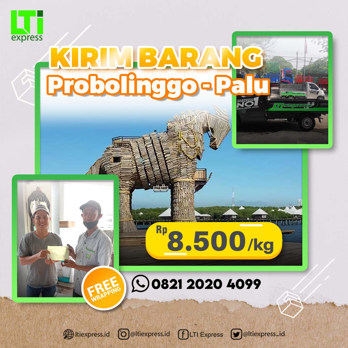 ekspedisi probolinggo palu