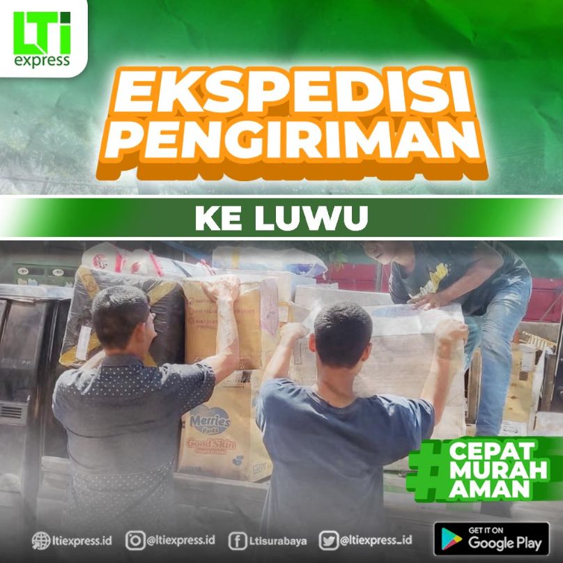 jasa ekspedisi pengiriman ke luwu