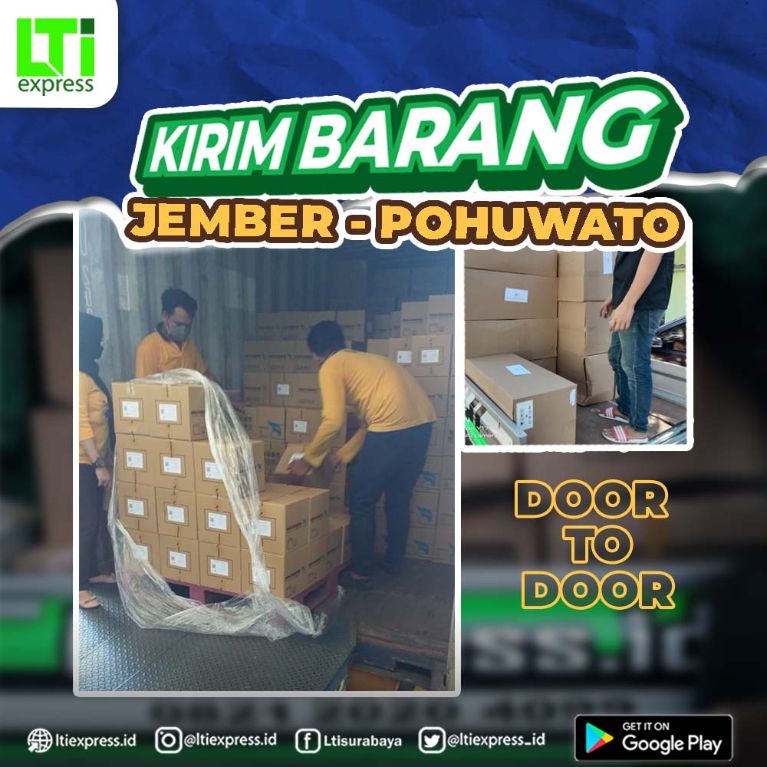 ekspedisi murah jember ke pohuwato