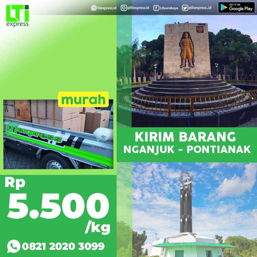 cargo murah nganjuk ke pontianak