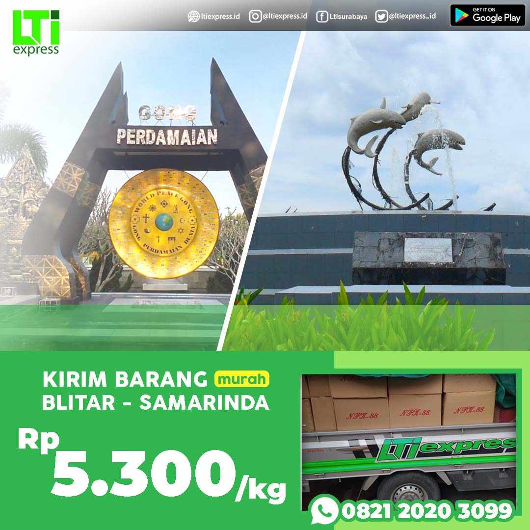 cargo murah blitar ke samarinda