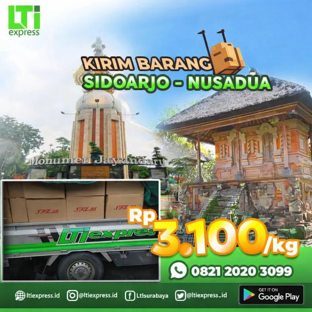 Ekspedisi Sidoarjo ke Nusadua Murah