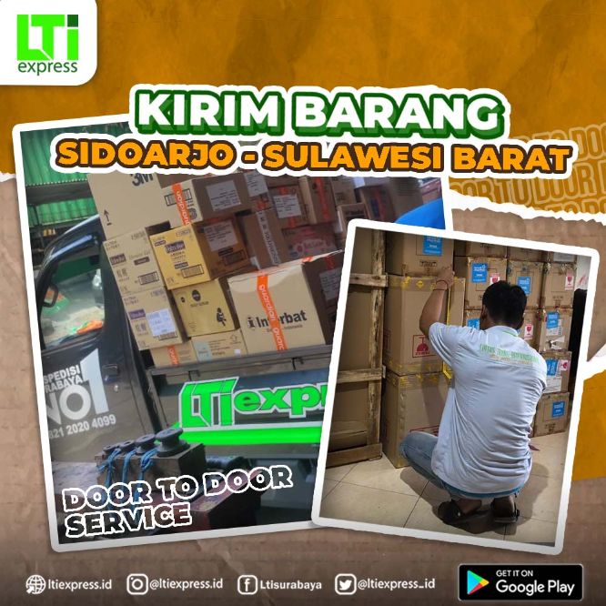 ekspedisi sidoarjo majene