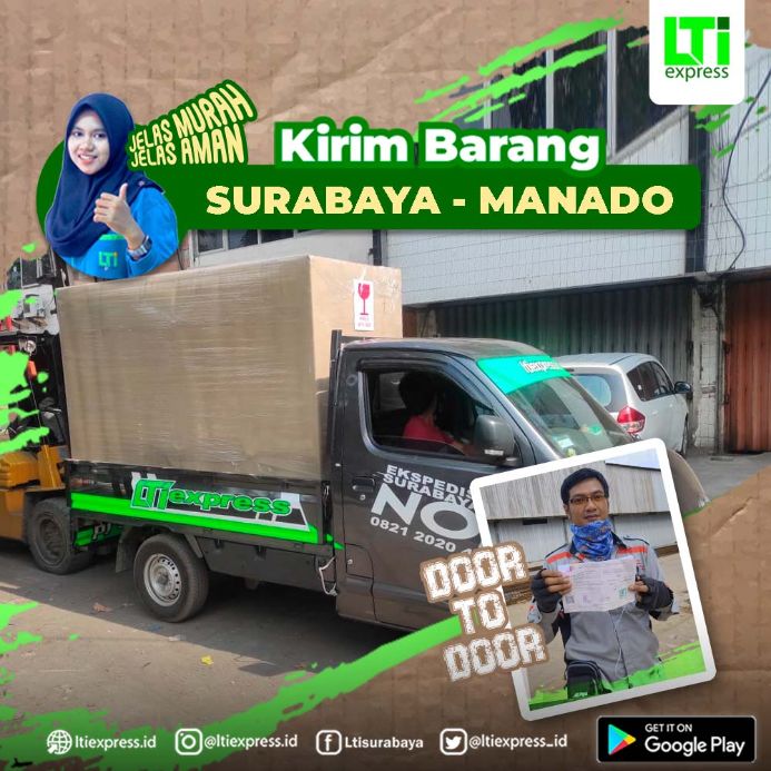cargo murah surabaya manado