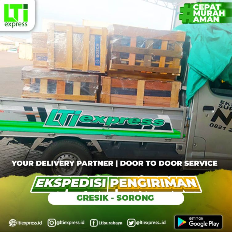 ekspedisi gresik ke sorong
