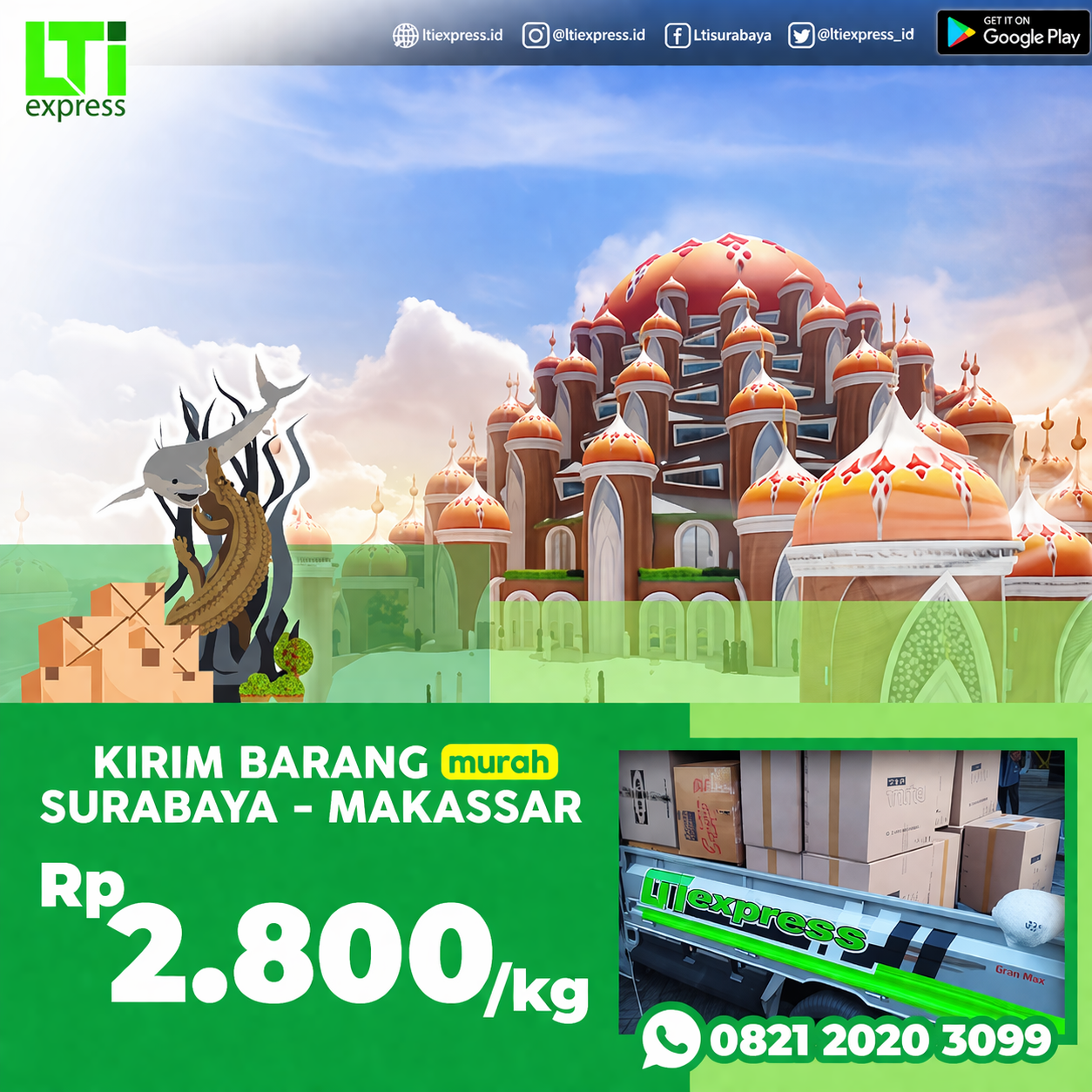 Daftar Ongkir Surabaya Makassar Termurah