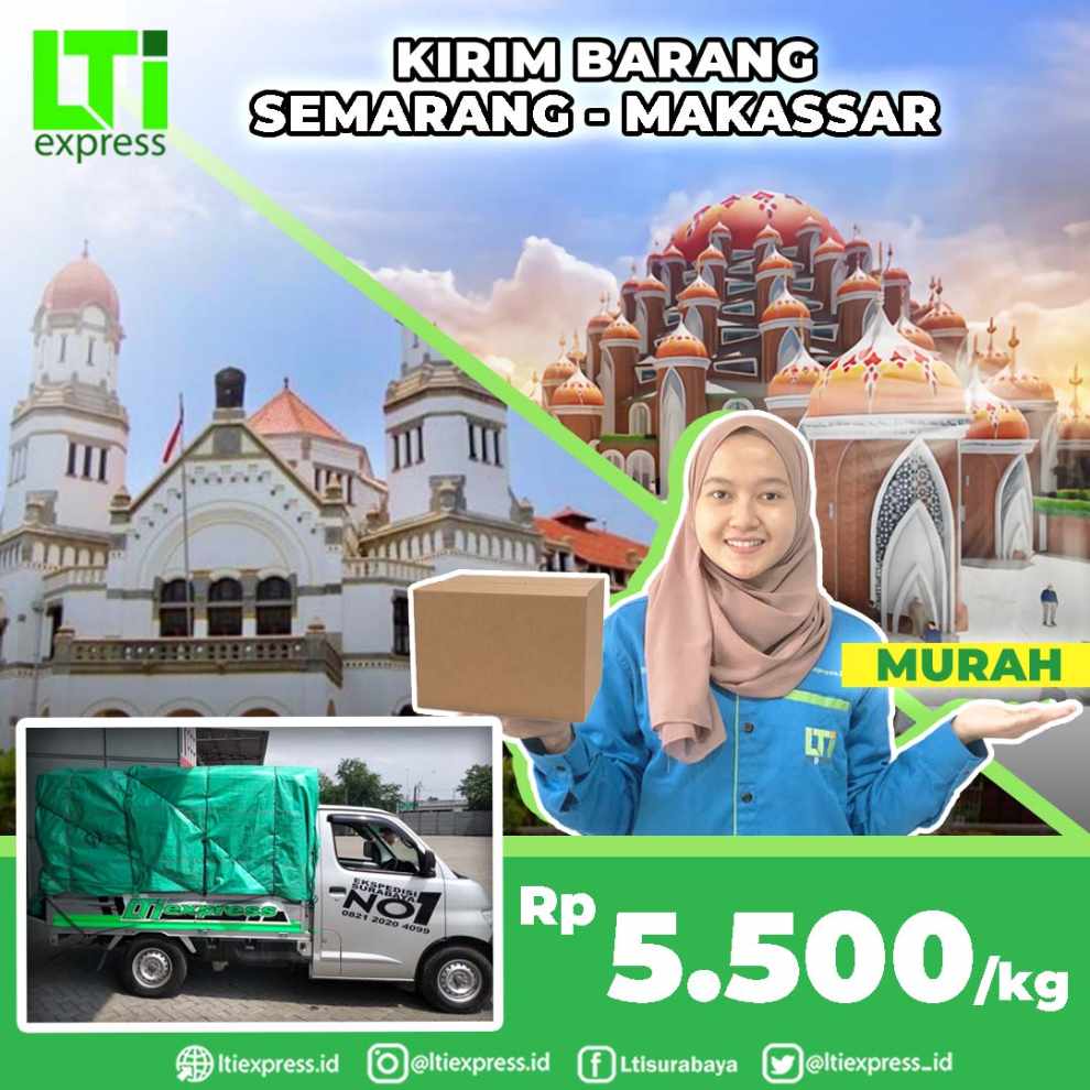 cargo murah semarang makassar