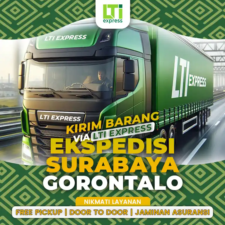 ekspedisi surabaya gorontalo murah