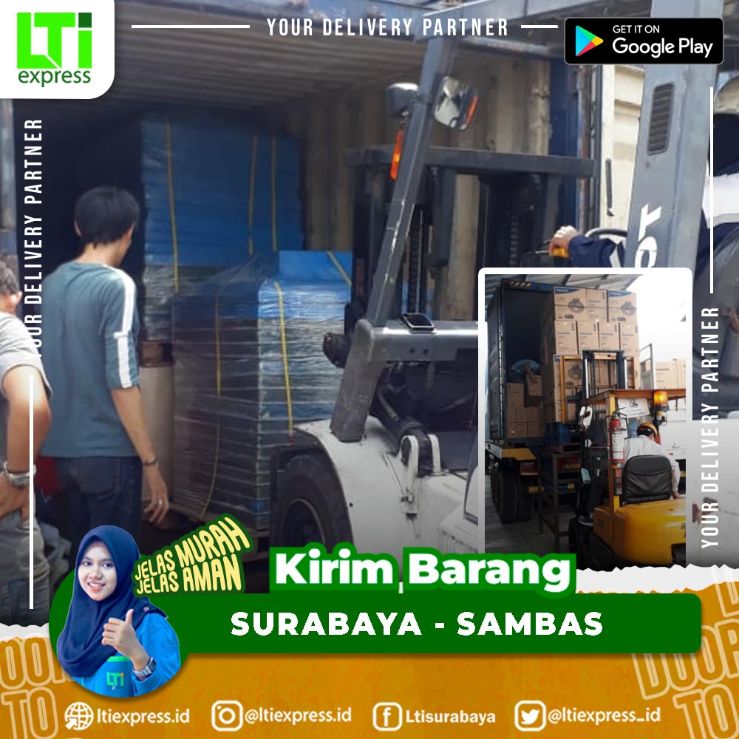 cargo murah surabaya ke sambas