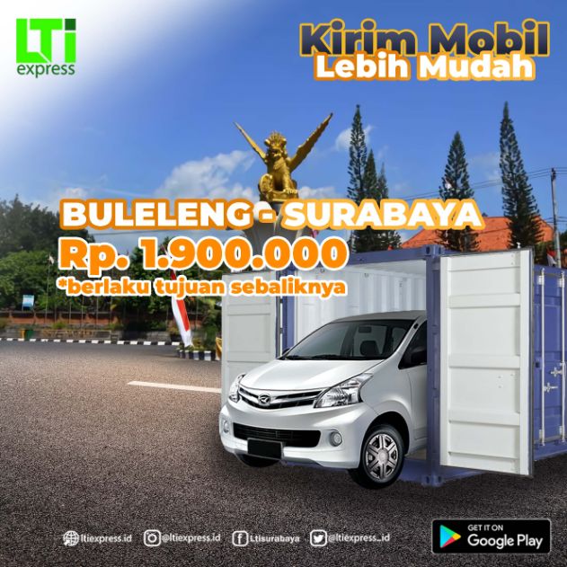 jasa kirim mobil murah surabaya buleleng