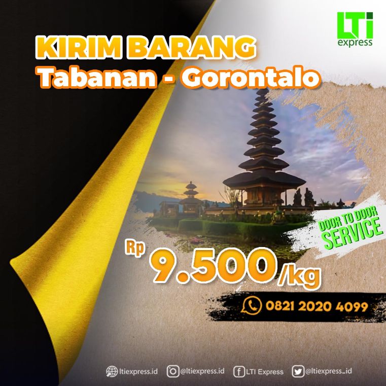 ekspedisi tabanan gorontalo