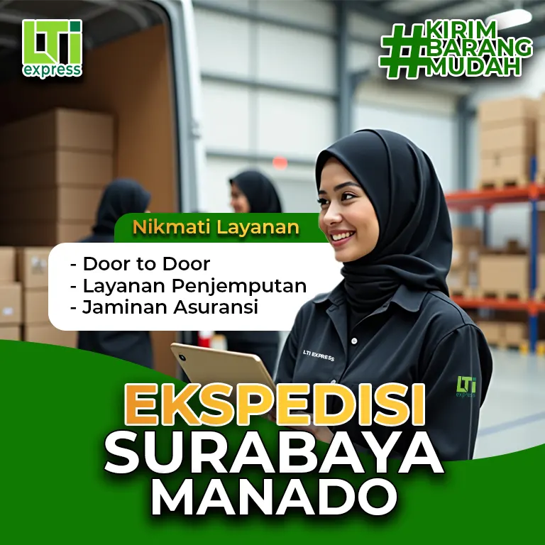 ekspedisi surabaya ke manado murah