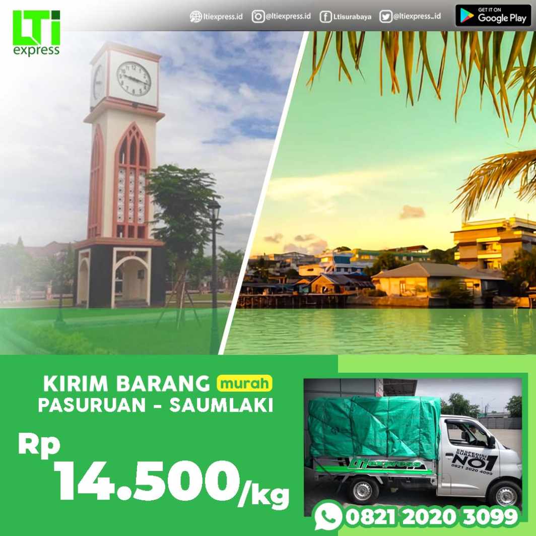 cargo murah pasuruan ke saumlaki