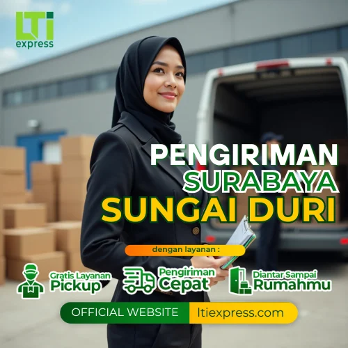 Ekspedisi Surabaya ke Sungai Duri Murah