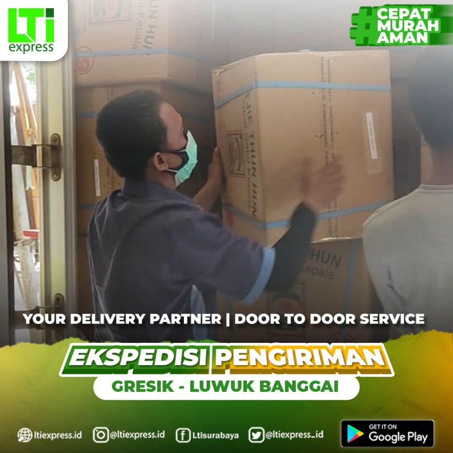 ekspedisi gresik ke luwuk banggai