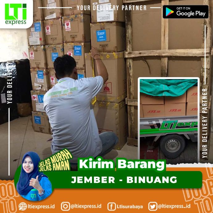 ekspedisi murah jember binuang