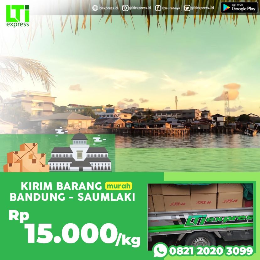 cargo murah bandung saumlaki