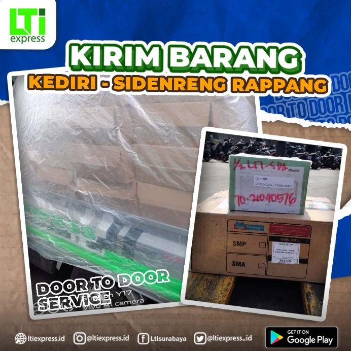 ekspedisi murah kediri sidenreng rappang