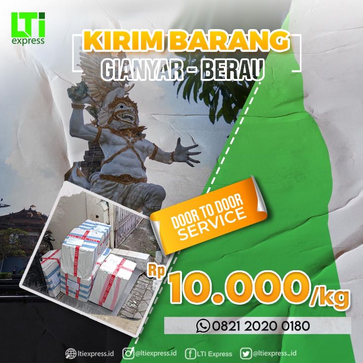 ekspedisi gianyar berau