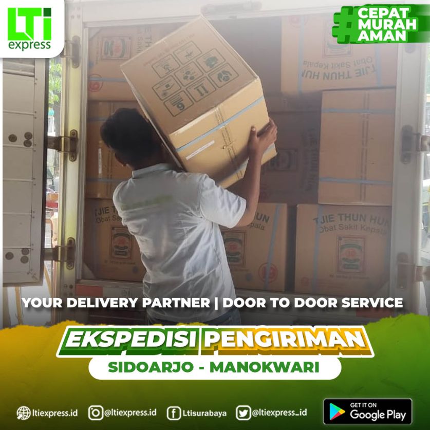ekspedisi sidoarjo ke manokwari