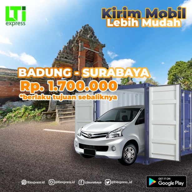 jasa kirim mobil murah surabaya badung