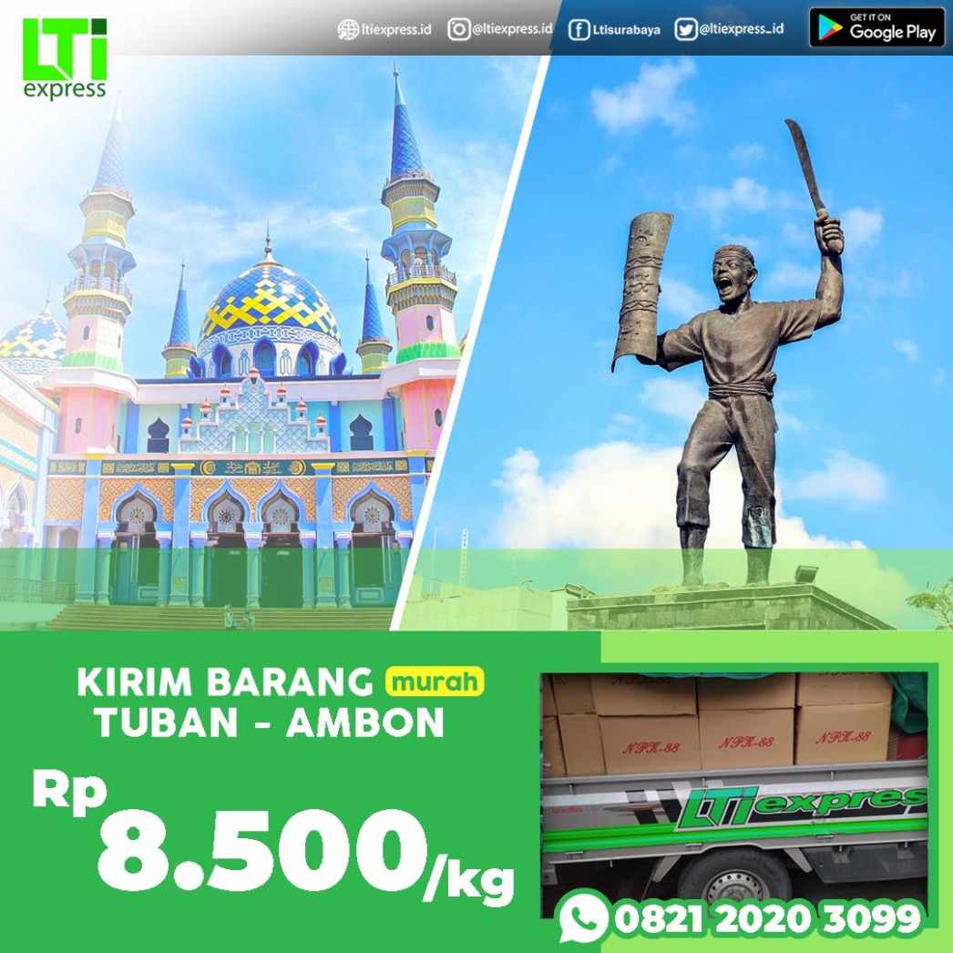 cargo murah tuban ambon