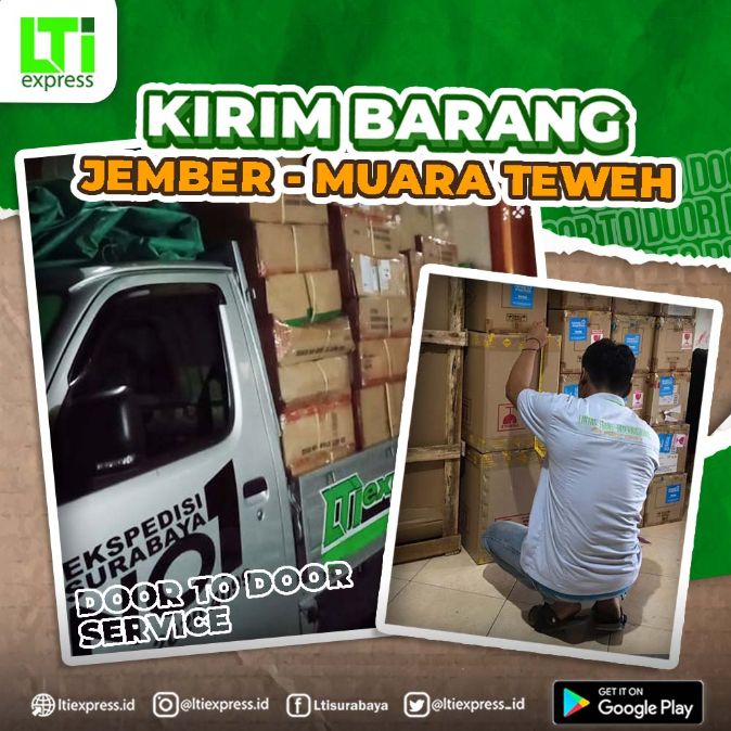 ekspedisi murah jember muara teweh