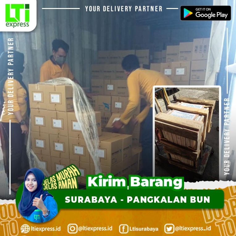 cargo murah surabaya pangkalan bun