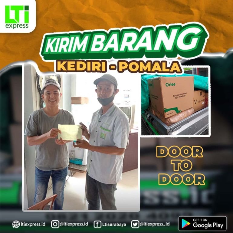 ekspedisi murah kediri ke pomala