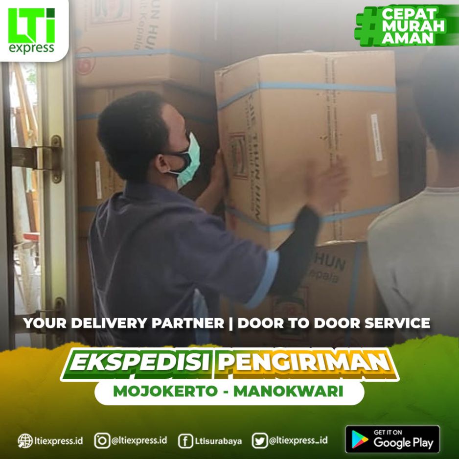 ekspedisi mojokerto ke manokwari