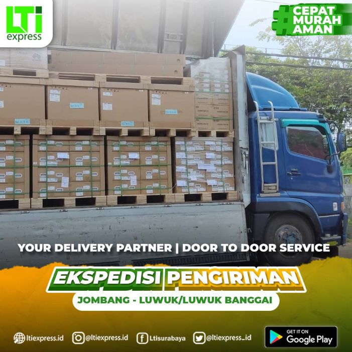 ekspedisi jombang ke luwuk