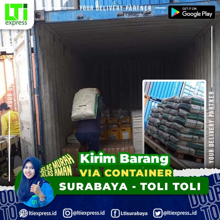 container surabaya toli toli