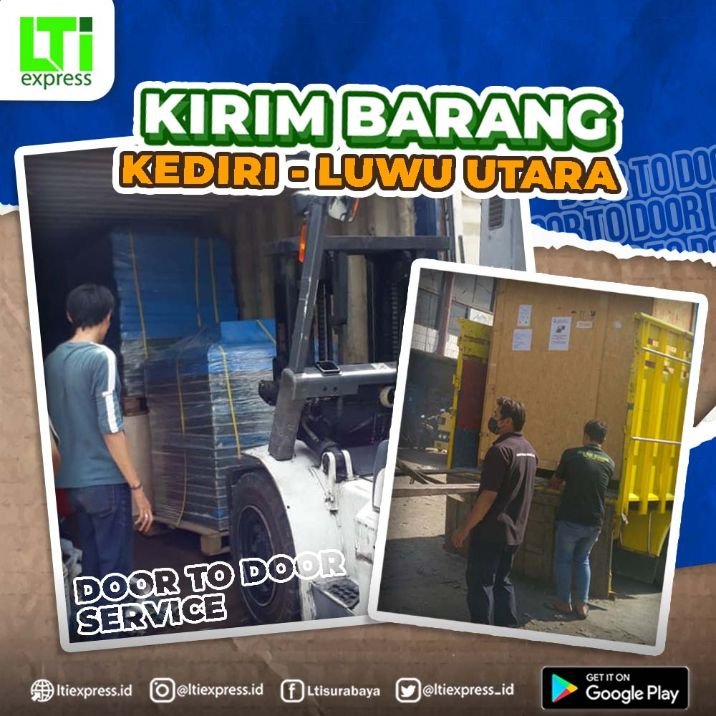 ekspedisi murah kediri ke luwu utara