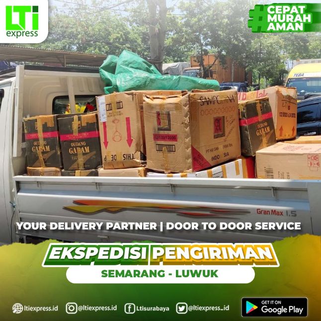 ekspedisi semarang ke luwuk