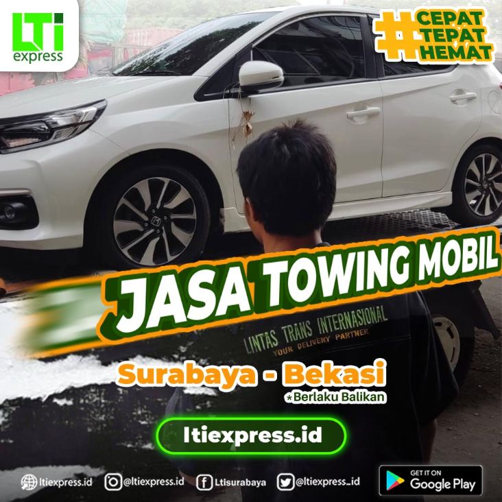 jasa towing mobil surabaya bekasi