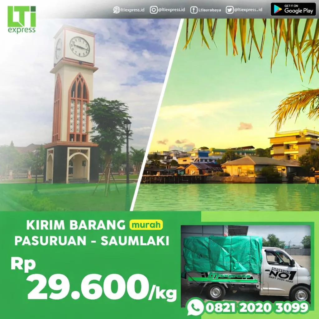 Cargo Murah Pasuruan ke Saumlaki