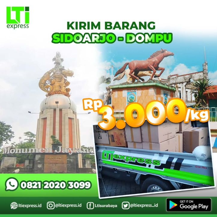 ekspedisi sidoarjo dompu