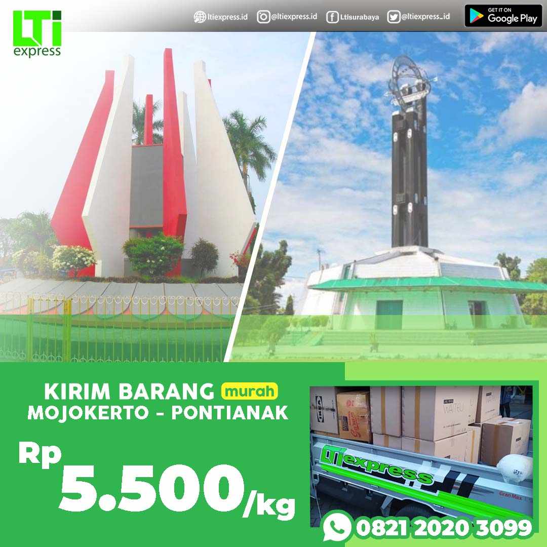 cargo murah mojokerto pontianak