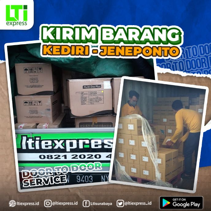 ekspedisi murah kediri ke jeneponto