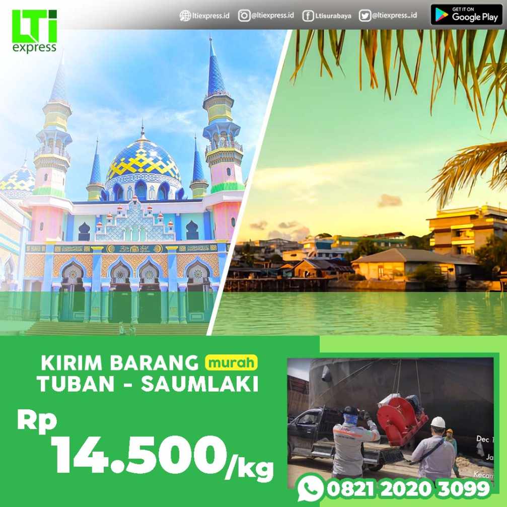 cargo murah tuban saumlaki
