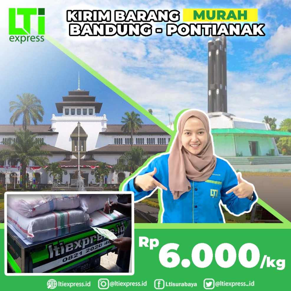 cargo murah bandung ke pontianak