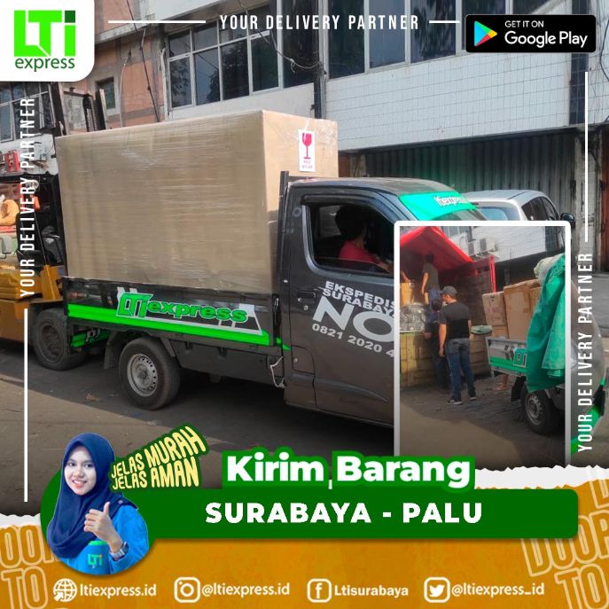 cargo murah surabaya ke palu