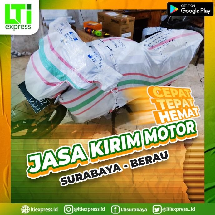 jasa kirim sepeda motor surabaya berau