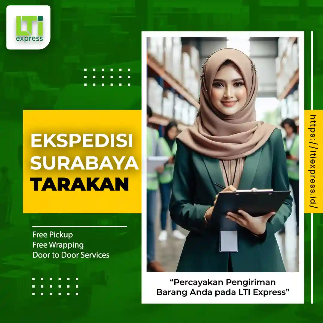 ekspedisi surabaya tarakan murah