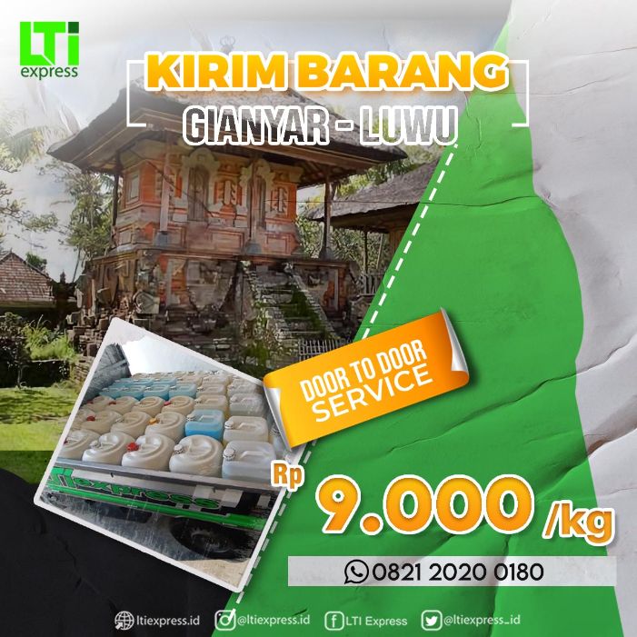 ekspedisi gianyar luwu