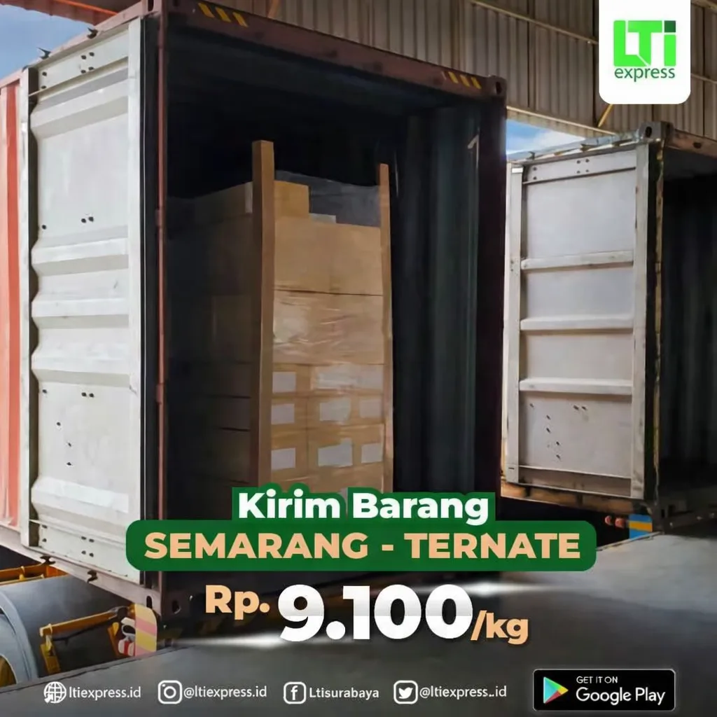 EKSPEDISI SEMARANG KE TERNATE INDONESIA TIMUR